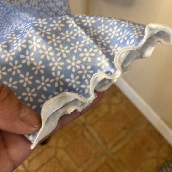 FadedRose Blue/White Striped Collared Top Size Large. SHEIN Blue and White - Picture 9 of 9